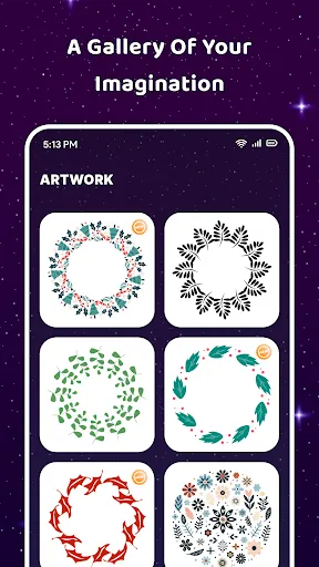 Скриншот 5 — Magic Wheel - Spin Art Drawing