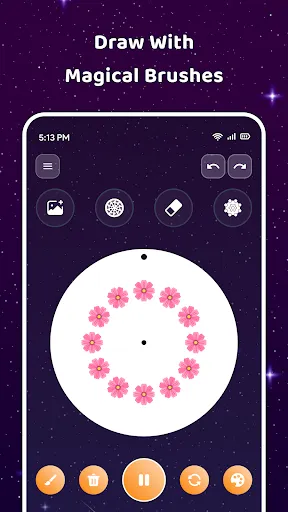 Скриншот 6 — Magic Wheel - Spin Art Drawing
