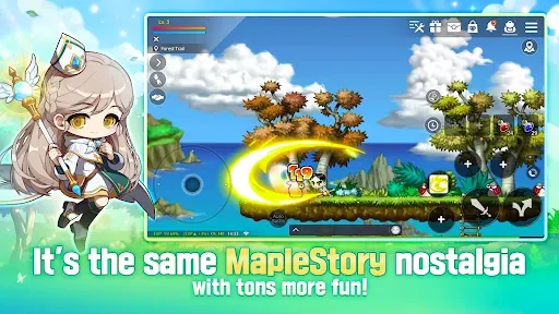 Скриншот 3 — MapleStory M - Fantasy MMORPG