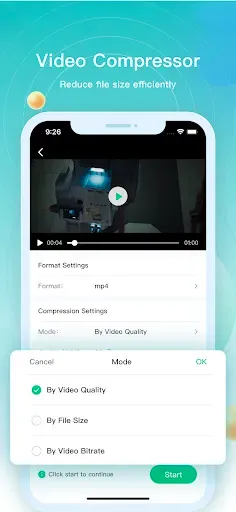 Скриншот 2 — Focus Video - Video Compressor