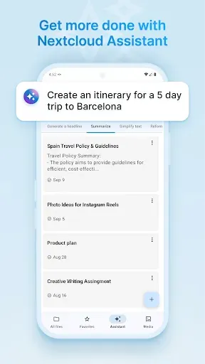 Скриншот 4 — Nextcloud