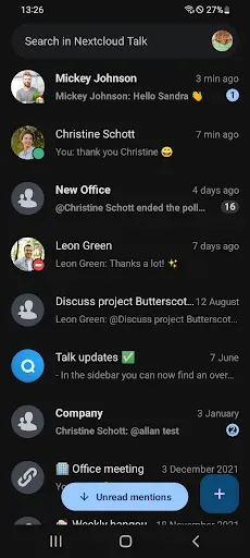 Скриншот 7 — Nextcloud Talk