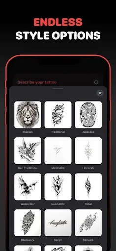 Скриншот 3 — Тату Дизайн и Идеи: Tattrix