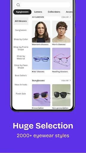 Скриншот 3 — Zeelool - Eyewear For Everyday