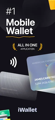 Скриншот 1 — Wallet Safe Card: Card Wallet