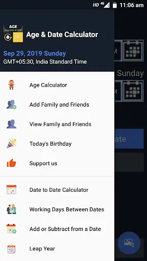 Скриншот 1 — Age Calculator Pro