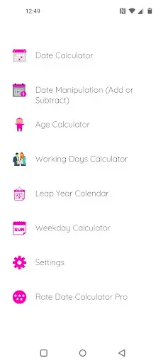 Скриншот 3 — Date Calculator Pro