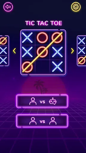 Скриншот 1 — Tic Tac Toe & All Board Games