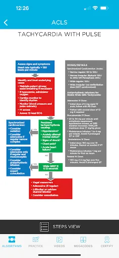 Скриншот 2 — MediCode: ACLS, BLS & PALS