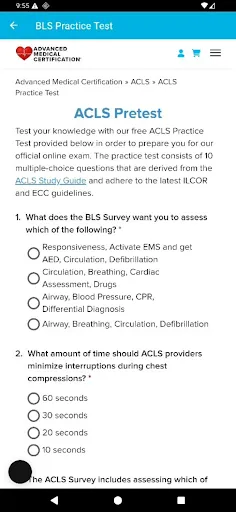 Скриншот 4 — MediCode: ACLS, BLS & PALS