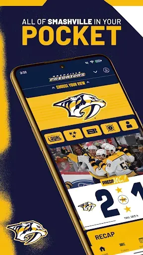 Скриншот 1 — Nashville Predators App