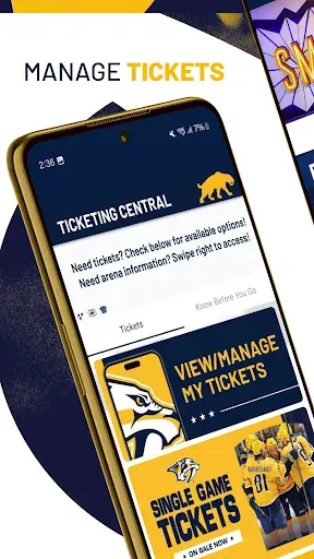Скриншот 3 — Nashville Predators App