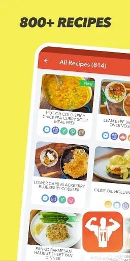 Скриншот 1 — FitMenCook - Healthy Recipes