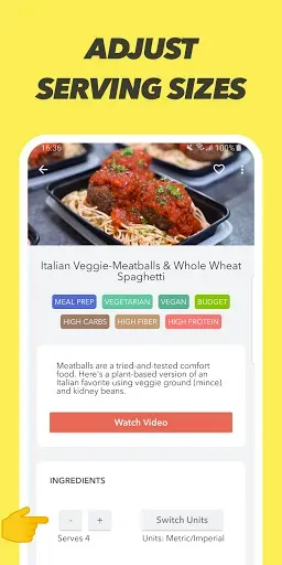 Скриншот 5 — FitMenCook - Healthy Recipes
