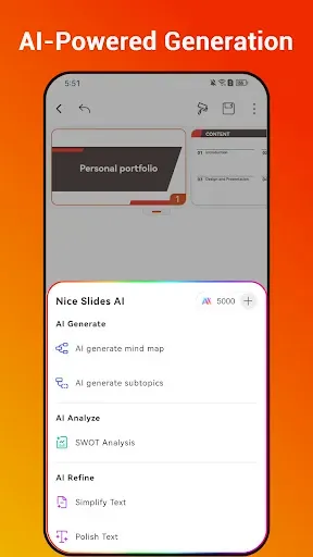 Скриншот 3 — Nice Slides: Mindmap to PPT,AI