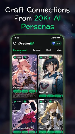 Скриншот 2 — DreamGF: Always Here to Talk