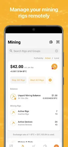 Скриншот 1 — NiceHash