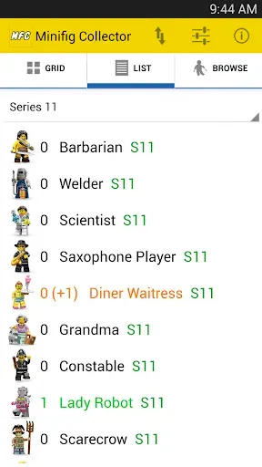 Скриншот 2 — Minifig Collector for LEGO®