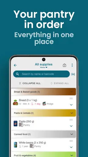 Скриншот 3 — Pantrist - Shopping & Pantry