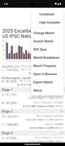 Скриншот 3 — PractiScore Competitor