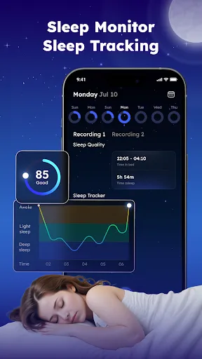 Скриншот 1 — Sleep Sounds - Smart Alarm