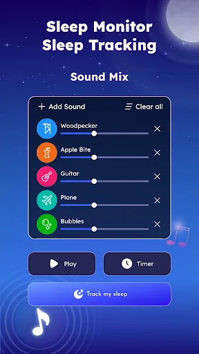 Скриншот 2 — Sleep Sounds - Smart Alarm