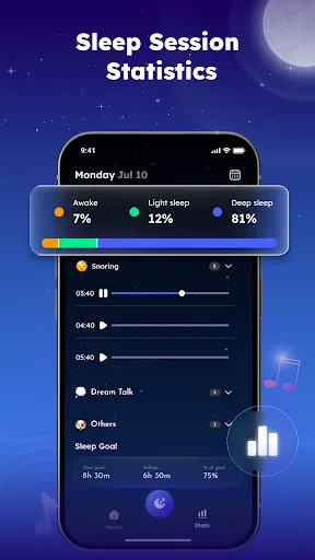 Скриншот 4 — Sleep Sounds - Smart Alarm