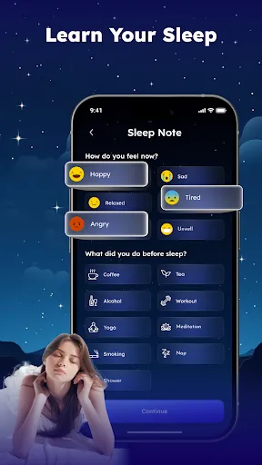 Скриншот 7 — Sleep Sounds - Smart Alarm