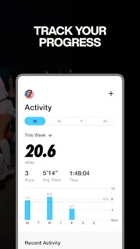 Скриншот 2 — Nike Run Club: беговой трекер