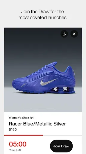 Скриншот 3 — Nike SNKRS: Shoes & Streetwear