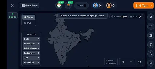Скриншот 2 — Indian Election Game