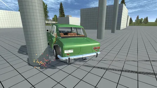 Скриншот 1 — Simple Car Crash Physics Sim