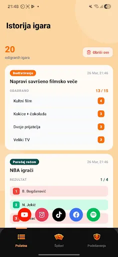 Скриншот 1 — Slušaj Sad Ovo