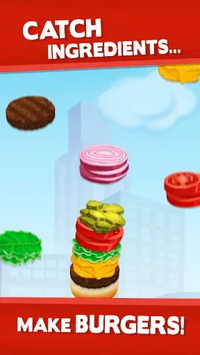 Скриншот 2 — Sky Burger 🍔 Endless Hamburge