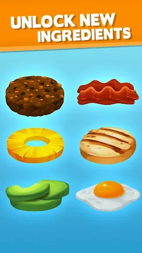 Скриншот 4 — Sky Burger 🍔 Endless Hamburge