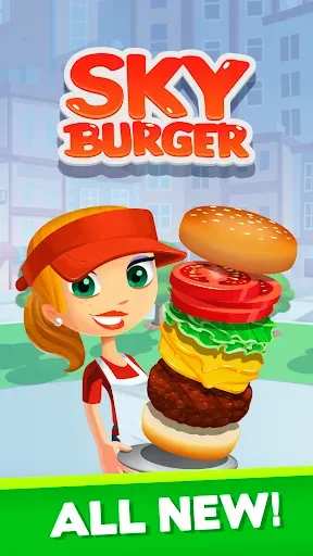 Скриншот 6 — Sky Burger 🍔 Endless Hamburge