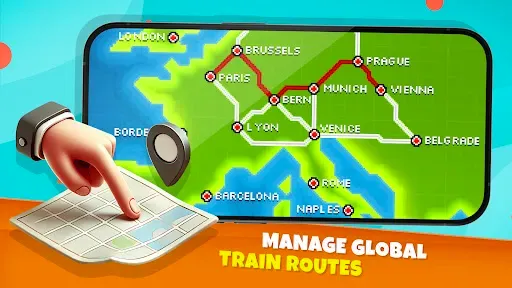 Скриншот 2 — Pocket Trains: Railroad Tycoon