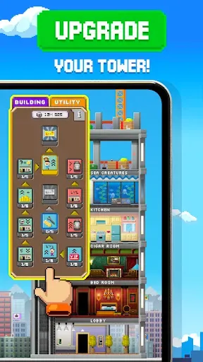 Скриншот 5 — Tiny Tower: Tap Idle Evolution