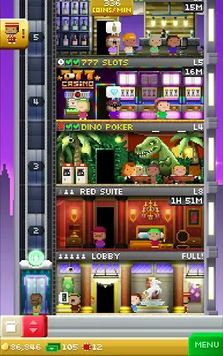 Скриншот 1 — Tiny Tower Vegas