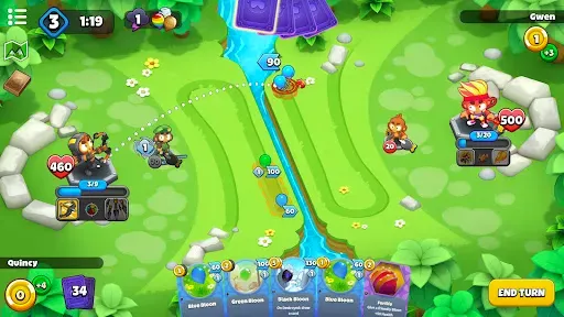 Скриншот 1 — Bloons Card Storm