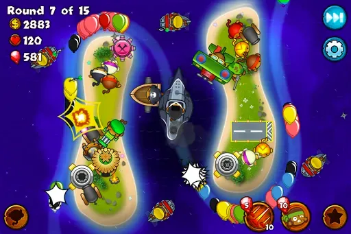Скриншот 2 — Bloons Monkey City