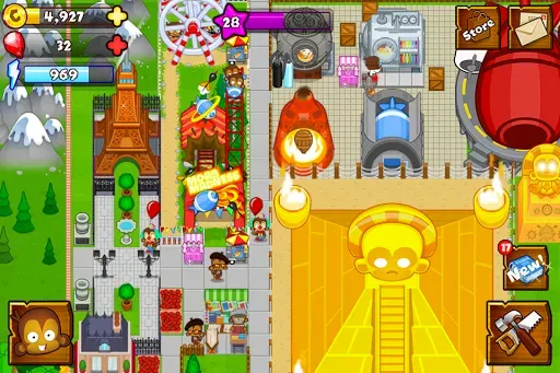Скриншот 3 — Bloons Monkey City