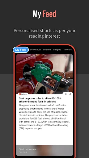Скриншот 3 — Inshorts - News in 60 words