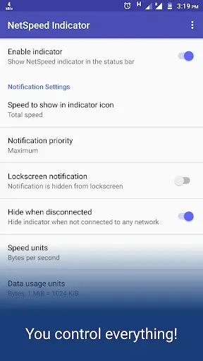 Скриншот 4 — NetSpeed Indicator