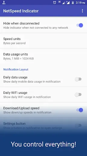 Скриншот 5 — NetSpeed Indicator
