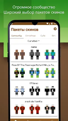 Скриншот 1 — Создатель пакетов скинов