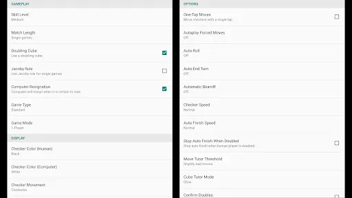 Скриншот 3 — Backgammon NJ for Android