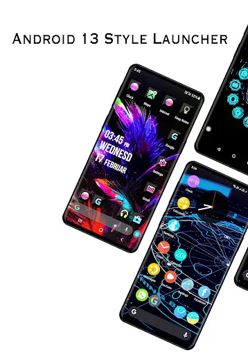 Скриншот 1 — Neox Launcher: Themes & UI