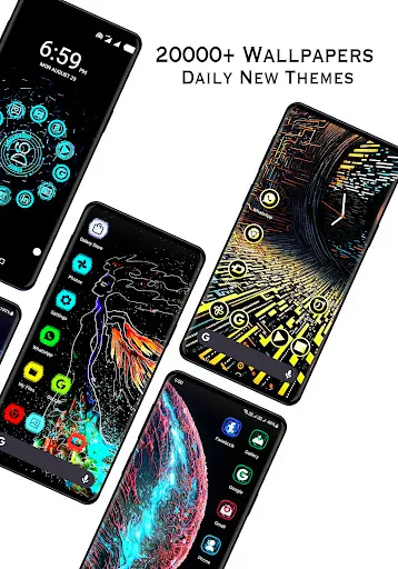 Скриншот 2 — Neox Launcher: Themes & UI
