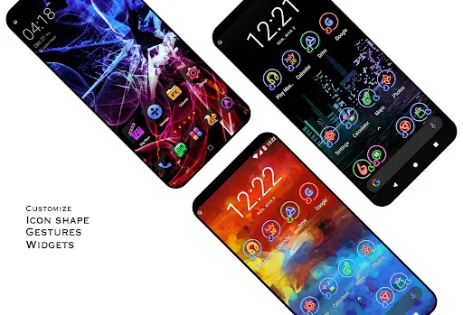 Скриншот 5 — Neox Launcher: Themes & UI